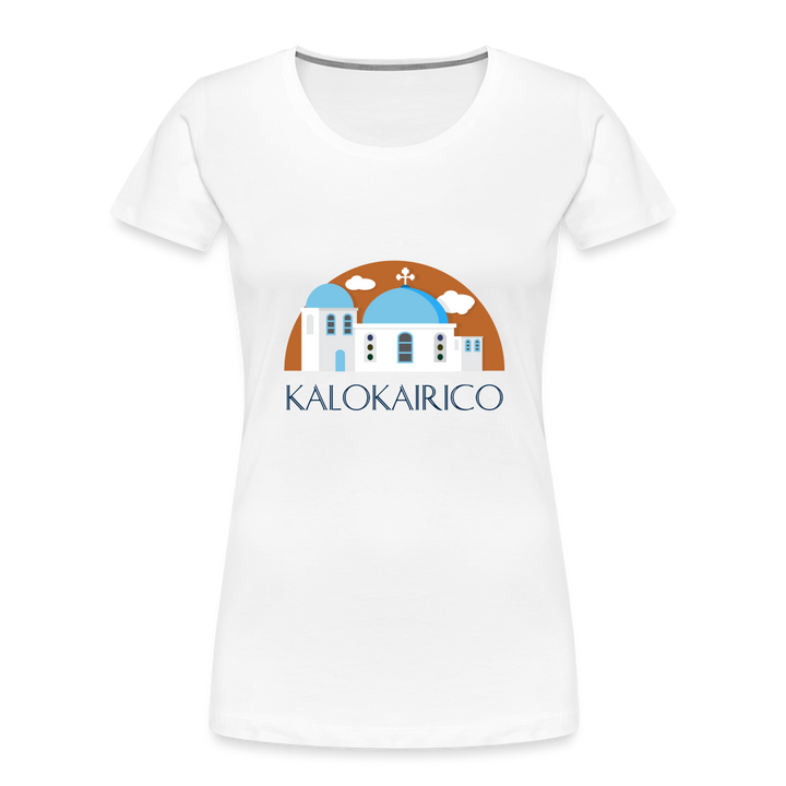 KalokairiCo Women’s Premium T-Shirt - white